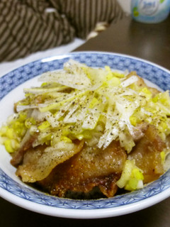 ネギ塩豚丼-レシピのメイン写真