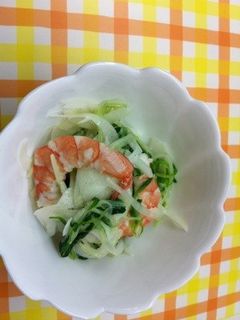 水菜のマリネ風サラダ-レシピのメイン写真