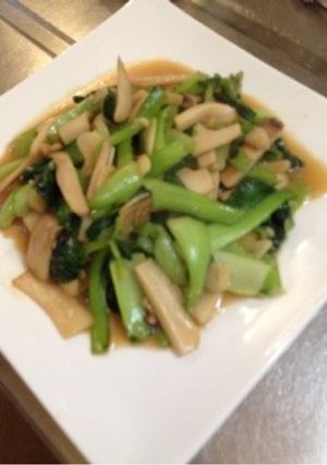 エリンギとチンゲン菜の塩麹炒め-レシピのメイン写真