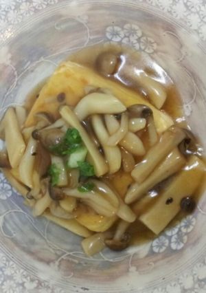 簡単！豆腐のきのこあんかけ☆-レシピのメイン写真