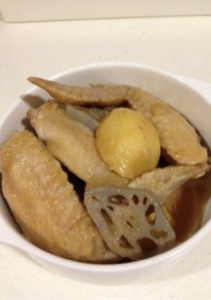 手羽先と蓮根の煮物(*^^*)-レシピのメイン写真
