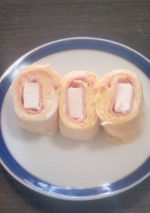 お弁当に*卵１個でクリチ卵焼き-レシピのメイン写真