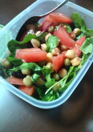 トマトと豆のグリーンサラダ-レシピのメイン写真
