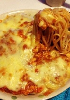 簡単！豆腐入り＊焼きパスタ-レシピのメイン写真