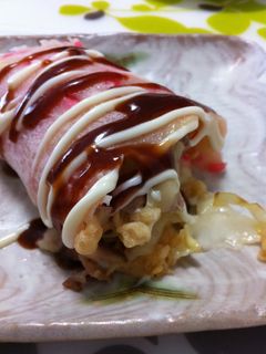お好みとんぺい焼き〜コナモン手巻き-レシピのメイン写真