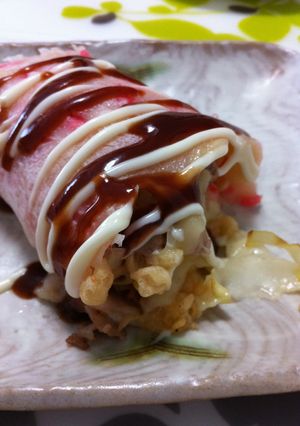 お好みとんぺい焼き〜コナモン手巻き-レシピのメイン写真