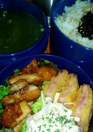 お弁当!メインは照り焼きチキン♪-レシピのメイン写真