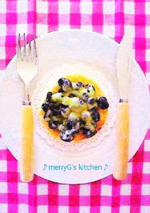 美味しい！簡単！黒豆チーズマフィィン-レシピのメイン写真