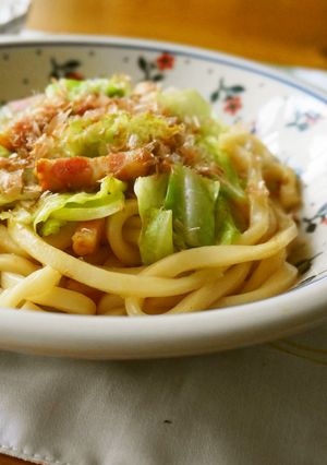 簡単☆春キャベツで焼きうどん-レシピのメイン写真