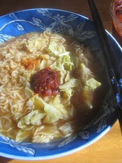 キムチの素de即席ラーメン-レシピのメイン写真