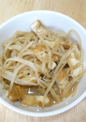 もやしと厚揚げの煮物-レシピのメイン写真