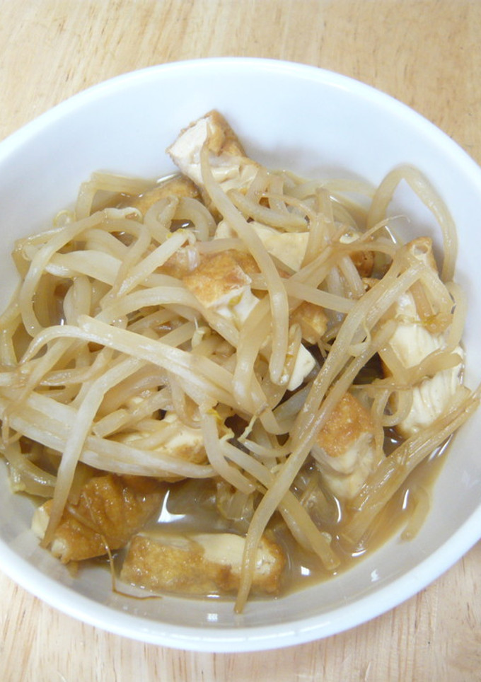 もやしと厚揚げの煮物-レシピのメイン写真