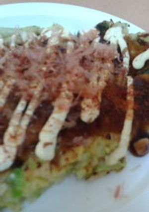 家にあるもので♪ヘルシーお好み焼き-レシピのメイン写真