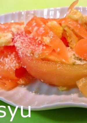 幸島の釜炊き塩でニンジントマトサラダ-レシピのメイン写真