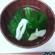 蒲鉾と菜の花のお吸い物