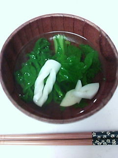蒲鉾と菜の花のお吸い物-レシピのメイン写真