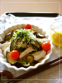 鱈と野菜の蒸し物 わさびレモンソース添え-レシピのメイン写真