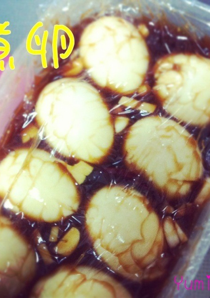 ピリ辛味噌醤油煮卵-レシピのメイン写真