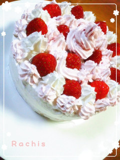 デコレーションケーキに!苺の生クリーム♪-レシピのメイン写真
