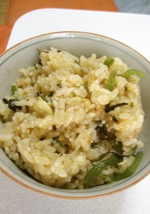 塩麹のもちもち山菜おこわ-レシピのメイン写真