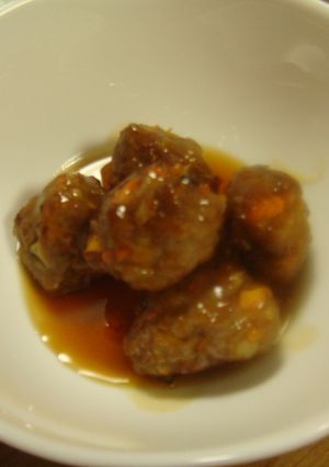 野菜たっぷり肉団子の甘酢あんかけ♪-レシピのメイン写真