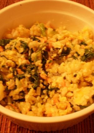 ☆鮭とホウレン草のオイマヨ炒飯☆-レシピのメイン写真