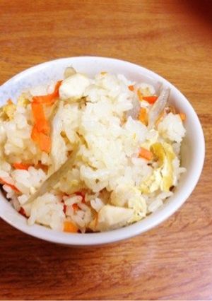 根菜とささみの炊き込みごはん-レシピのメイン写真