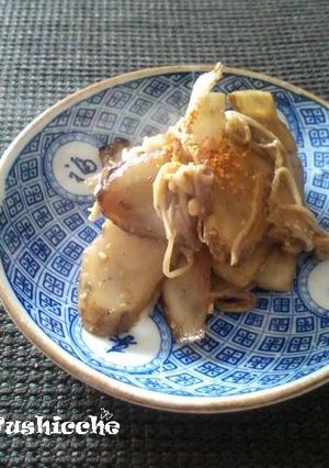 ごぼうとキノコの甘味噌炒め-レシピのメイン写真