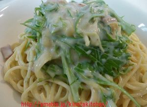 ホワイトソース缶で超簡単クリームパスタ！-レシピのメイン写真