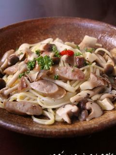 たっぷりきのことウィンナーのパスタ-レシピのメイン写真