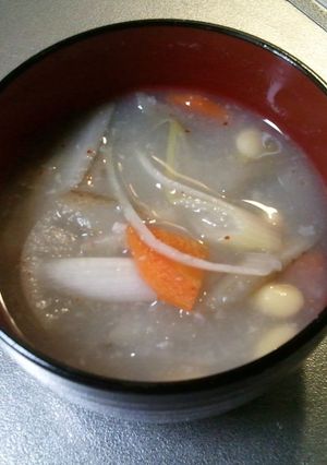 根菜とお豆の塩麹る♪【しおこう汁】-レシピのメイン写真