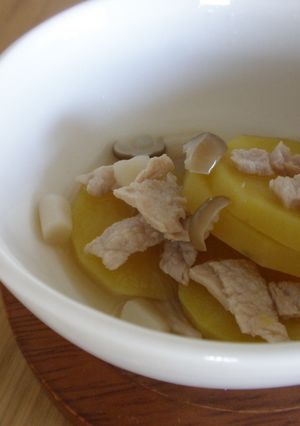 ✿離乳食後期～✿さつまいもと豚肉のだし煮-レシピのメイン写真