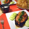カルヌヤルク(トルコ風ナスのひき肉のせ)