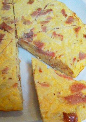パスタ入り超簡単キッシュ-レシピのメイン写真