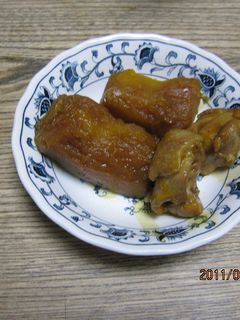 甘めの「かぼちゃと鶏肉の煮物」-レシピのメイン写真