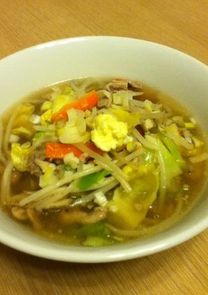 市販の生ラーメンで☆絶品塩ラーメン-レシピのメイン写真