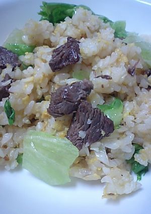 牛肉レタスチャーハン-レシピのメイン写真