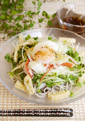 柚子胡椒のピリ辛☆サラダ蕎麦-レシピのメイン写真