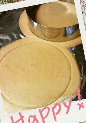卵１個＋卵白１でビスキュイ・ジョコンド-レシピのメイン写真