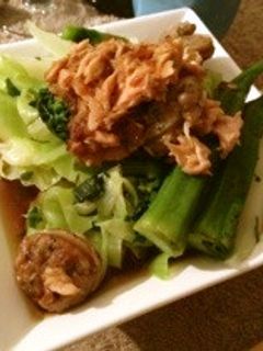 キャベツたっぷり冷やしうどん-レシピのメイン写真