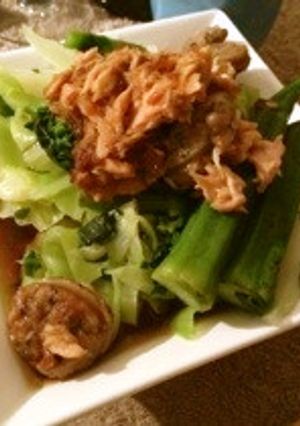 キャベツたっぷり冷やしうどん-レシピのメイン写真