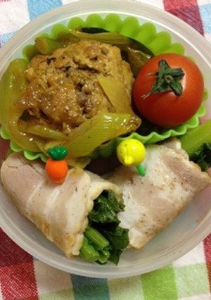 お弁当に!菜の花のベーコン巻-レシピのメイン写真