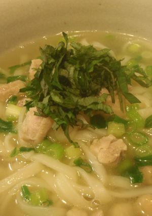 鶏塩うどん-レシピのメイン写真