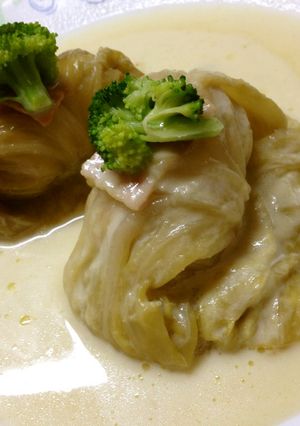 キャベツのためのクリームロールキャベツ-レシピのメイン写真
