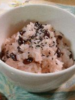 レンジ赤飯(甘納豆)-レシピのメイン写真