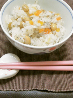 しらすが美味しい!ほっこり大豆ごはん-レシピのメイン写真