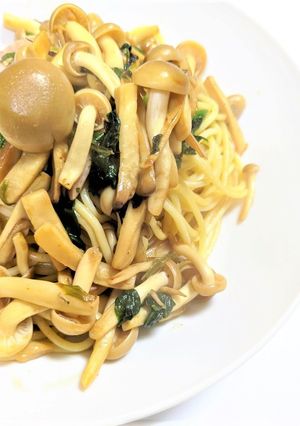 シンプルで簡単！きのこの和風パスタ♪-レシピのメイン写真