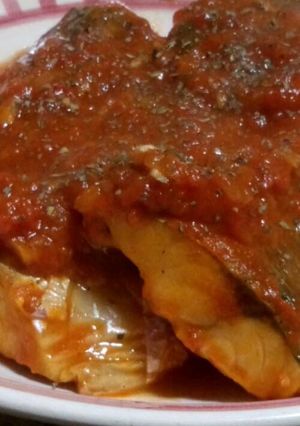 塩サバのトマト煮-レシピのメイン写真