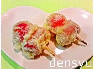 ミニトマトとウィンナーの天ぷら-レシピのメイン写真
