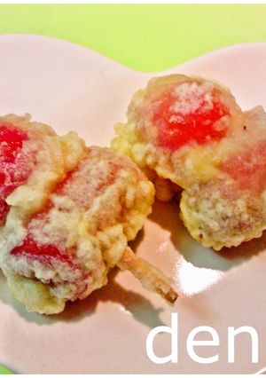 ミニトマトとウィンナーの天ぷら-レシピのメイン写真